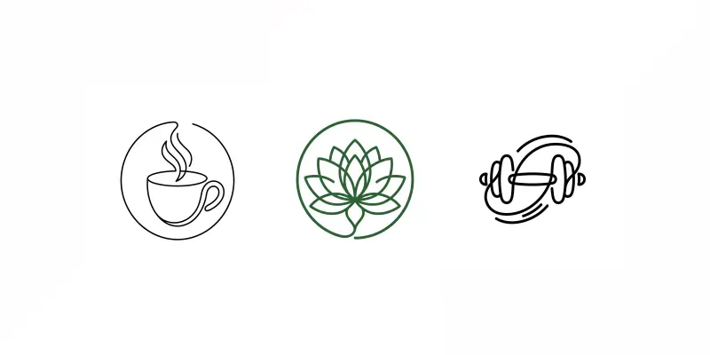 Minimal Line Art Logo Generator