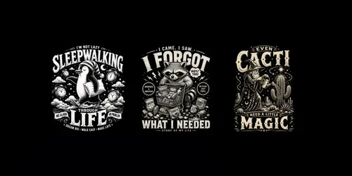 Funny Graphic Tee Creators generated by chatgpt-image