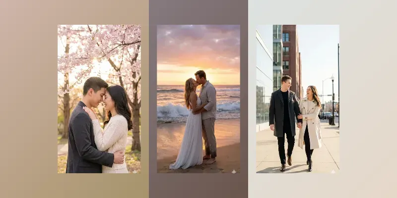 Valentine Couple Photography Romantic generated by undefined