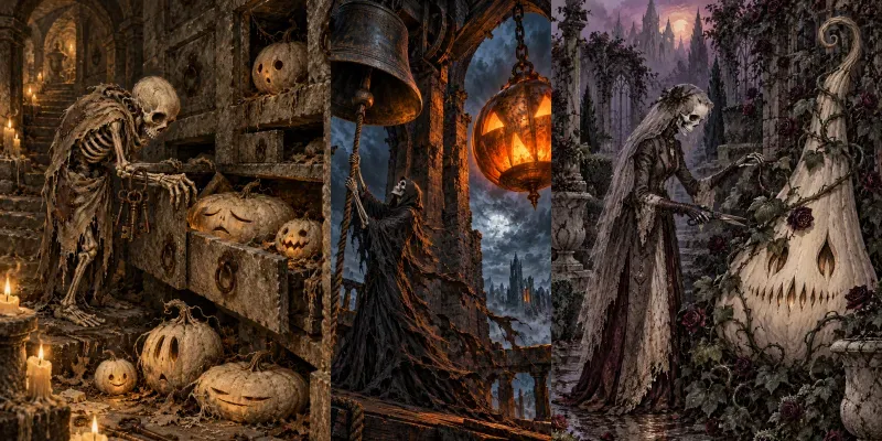 Gothic Skeleton Halloween Stories