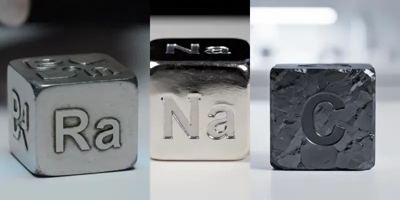 Chemical Element Cubes Squish Physics generated by undefined