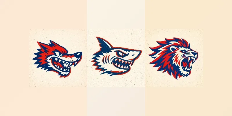Retro Midcentury Animal Logos generated by undefined