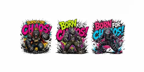 Comic Beast Tshirts generated by chatgpt-image