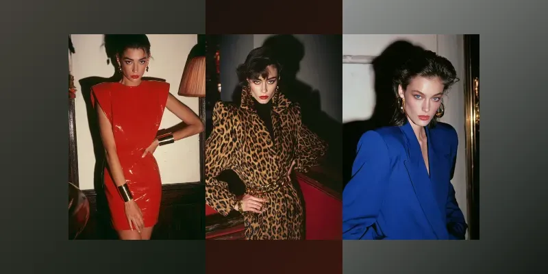 80s Power Glamour Fashion Photography