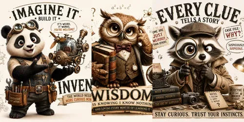 Whimsical Character Quotes generated by chatgpt-image