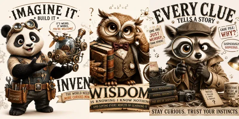Whimsical Character Quotes generated by undefined