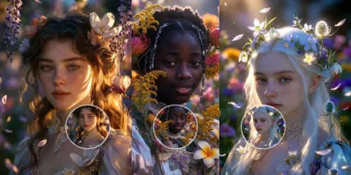 Ethereal Victorian Bloom Motions generated by grok-video