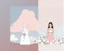 Pastel Storybook Line Art midjourney prompt mini thumbnail