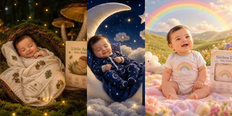 Dreamlike Baby Product Ad Makers generated by undefined