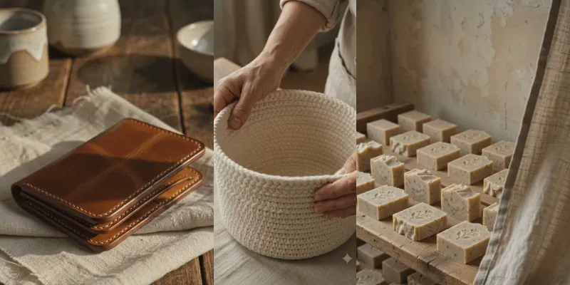 Vintage Handmade Product Films generated by undefined