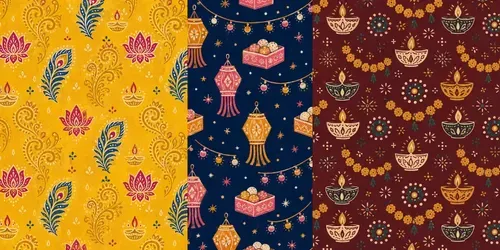 Diwali Toran Bells Kolam Patterns generated by chatgpt-image