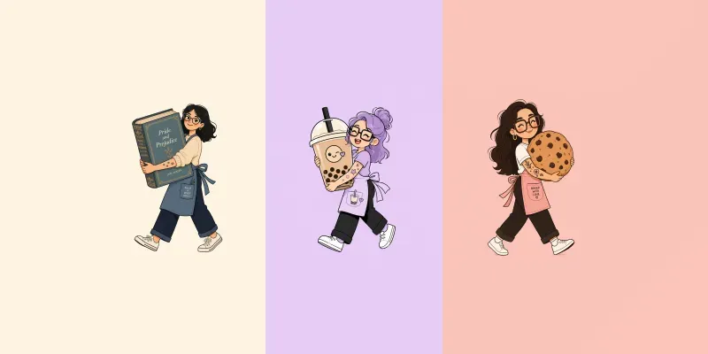 Modern Small Business Mascot Series generated by undefined