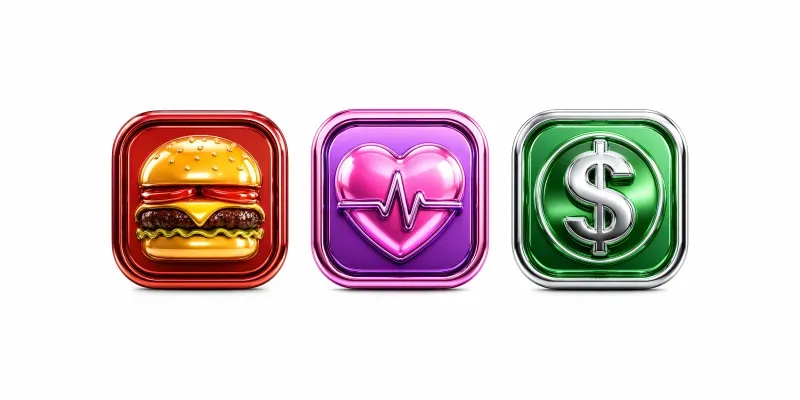 Glossy Chrome App Icons generated by undefined