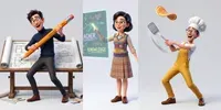 3D Pixarstyle Profession Characters gemini-image prompt mini thumbnail
