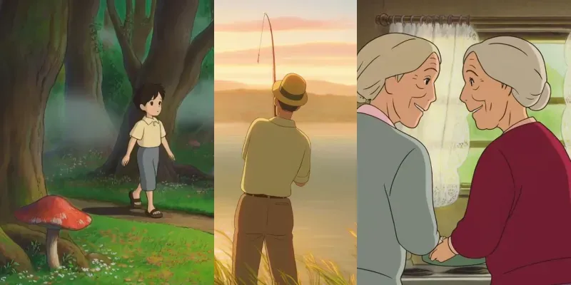 Lofi Studio Ghibli Inspired Scenes generated by undefined