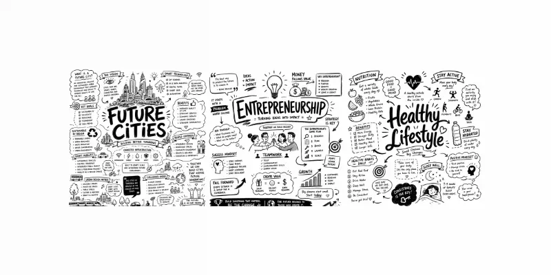 Visual Sketchnote Infographic Packs generated by undefined
