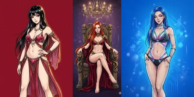 Anime Fantasy Bikinis generated by undefined
