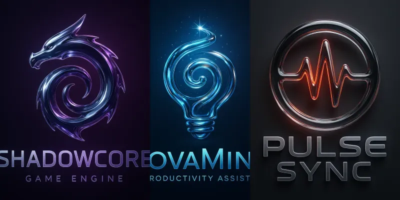 Liquid Glass Logo Generator generated by undefined