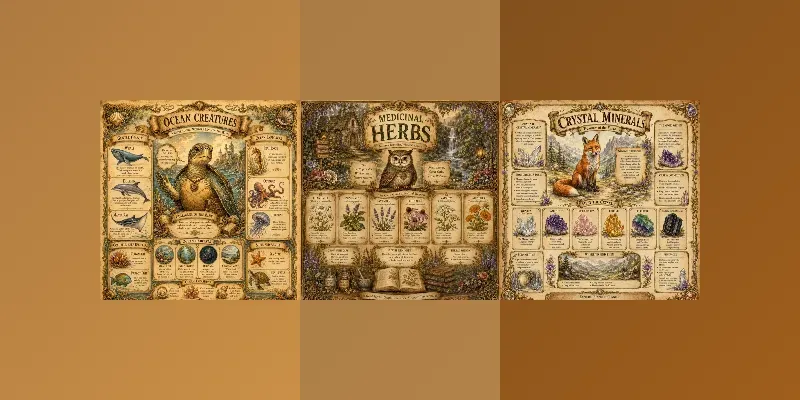 Vintage Storybook Infographics generated by undefined