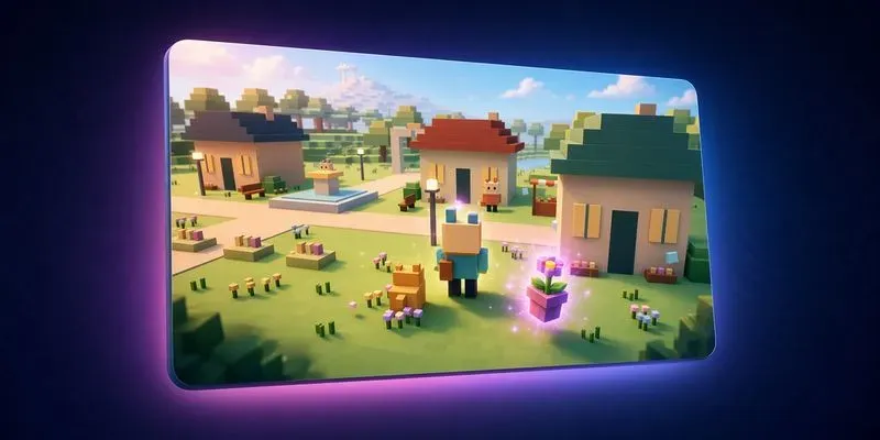 3D Voxel Adventure Game Builder