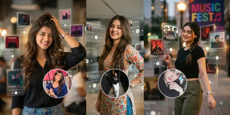 Music Player Card Portraits generated by undefined
