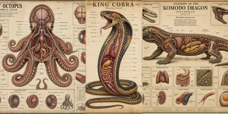 Vintage Anatomical Atlases generated by undefined