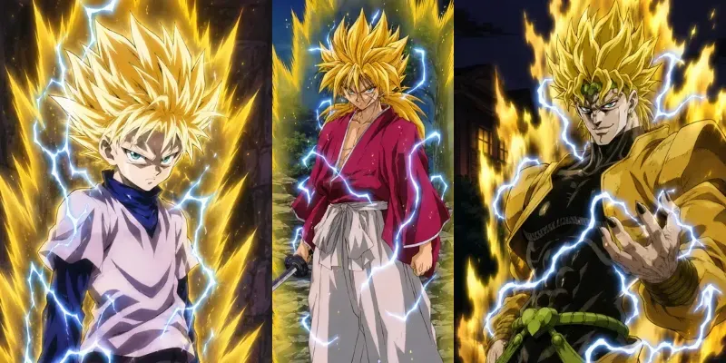 Super Saiyan 2 Anime Character Designs generated by undefined