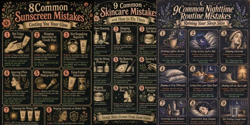 Skincare Mistakes Poster Generator generated by undefined