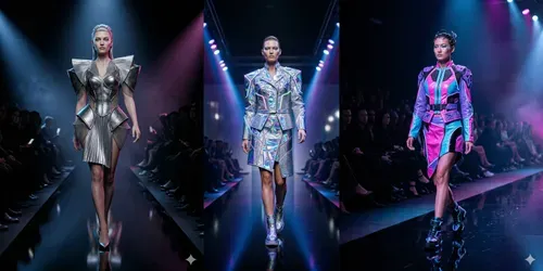 3D Fashion Runway Generator generated by gemini-image