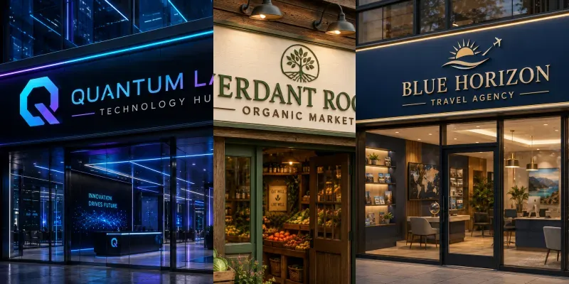 Storefront Signage Mockup Creators generated by undefined