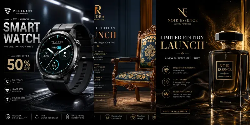 Luxury Ecommerce Product Ads Ais generated by undefined