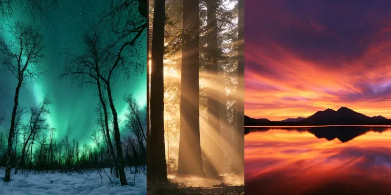 Aurora Twilight Sky Art Generator generated by undefined