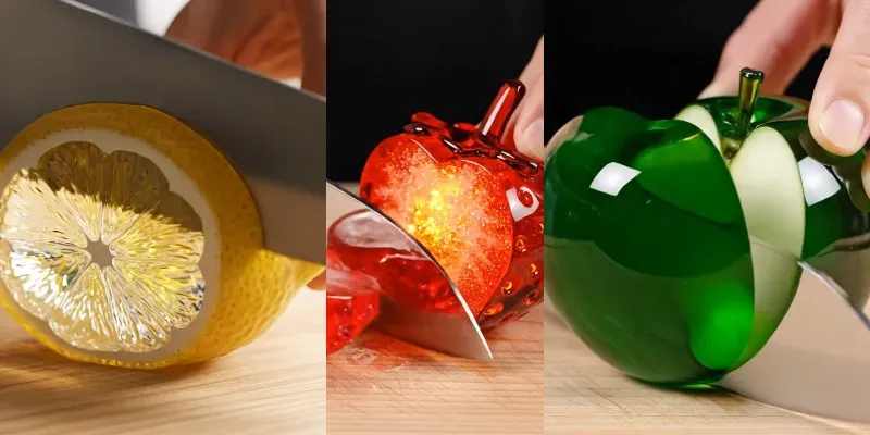 Viral Glass Fruit ASMR Cuttings generated by undefined