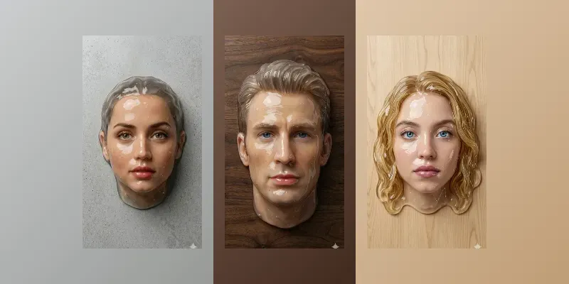 Viral Celebrity Slime Face Photos generated by undefined