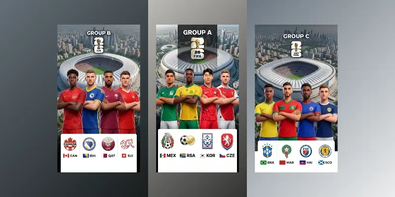 3D World Cup Group Stage Poster Builders generated by undefined