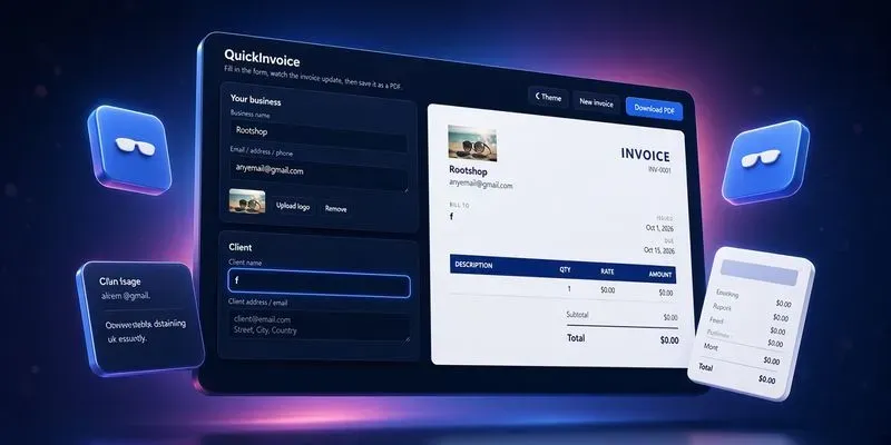Invoice Generator App Print To Pdf