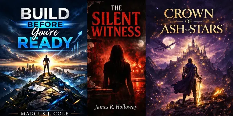 Book Covers Legible Text Any Genre generated by undefined