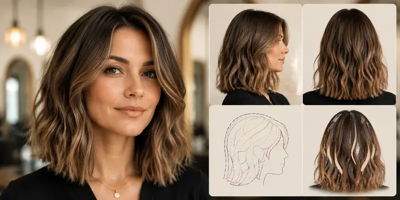 Salon Haircut Color Consultation Boards generated by undefined