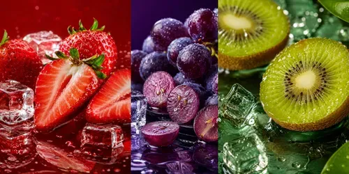 Crisp Fruit Splash Backgrounds generated by chatgpt-image