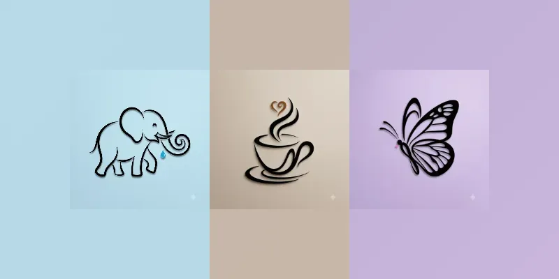 Minimalist Curvilinear Vector Art Pros generated by undefined