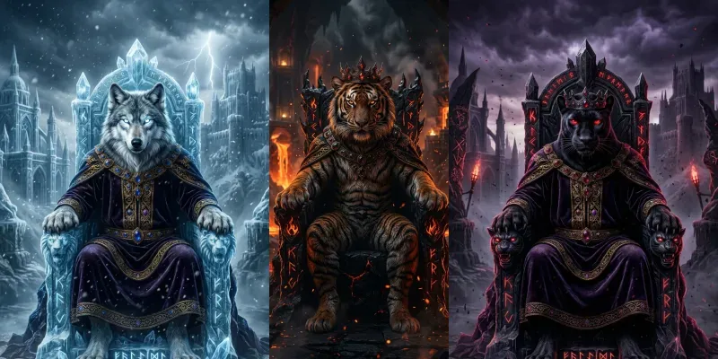 Legendary Beast King Prompt generated by undefined