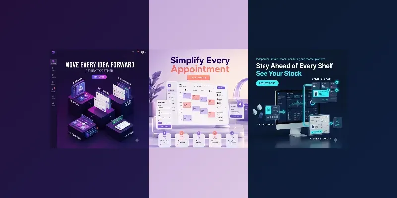 Saas Workflow 3D Landing Heroes generated by undefined