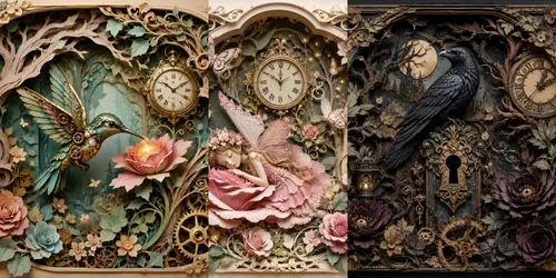 Enchanted Wonderland Shadowboxes generated by chatgpt-image