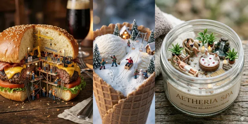 Miniature Worlds Inside Products generated by undefined