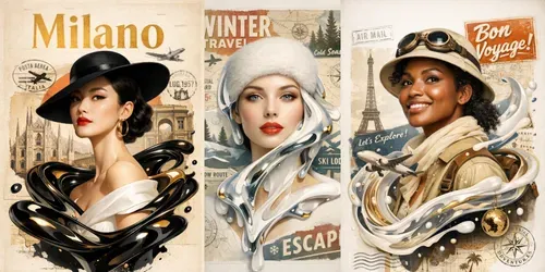 Surreal Posters generated by chatgpt-image