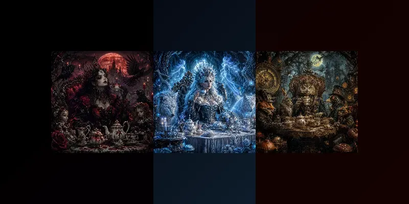 Dark Fantasy Tea Gatherings generated by undefined