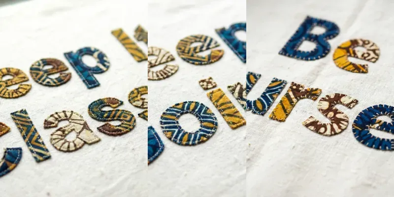 Batik Fabric Typography generated by undefined