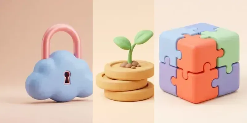 Minimal 3D Business Concept Visuals