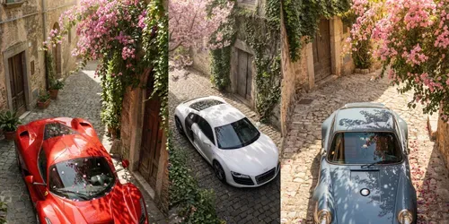 Hyper Realistic Cars With Retro Vibes generated by gemini-image