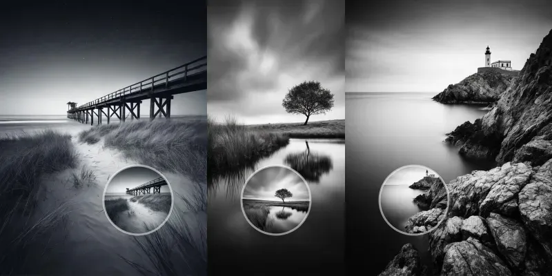 Ethereal Long Exposure Landscapes generated by undefined